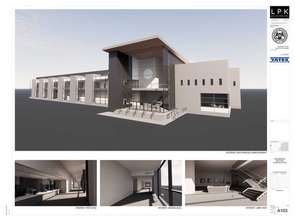 Architect unveils plans for Lauderdale County government complex
