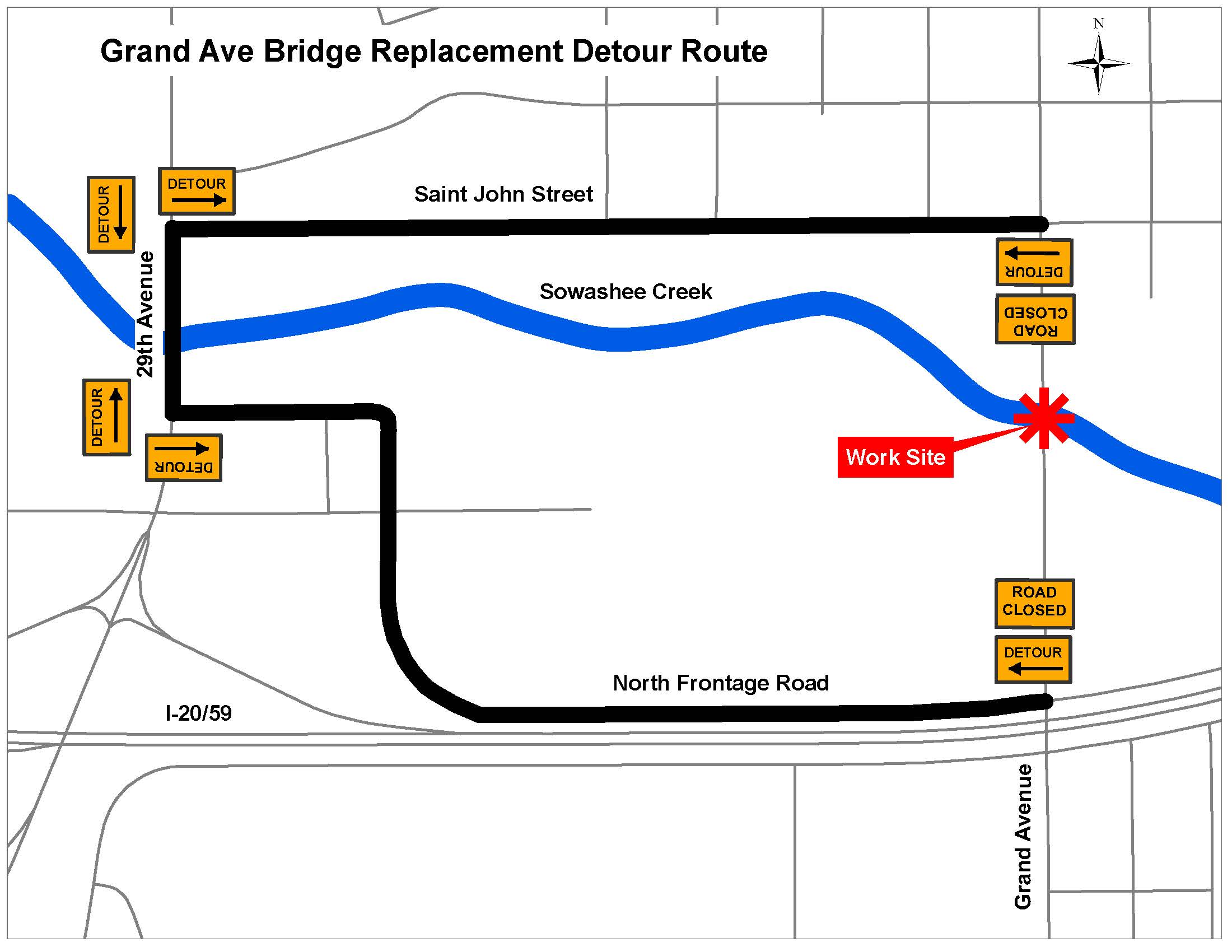 Grand Avenue to close for bridge replacement | Meridian Star
