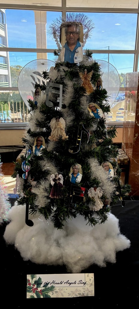Hospital’s lobby tree display lifts spirits